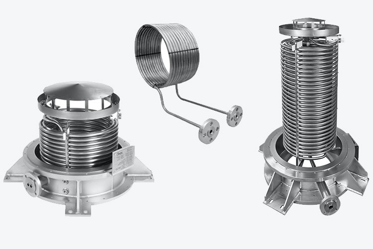 Coil heat exchanger Edelflex - intercambiadores de calor Tantec fabricados en tantalio
