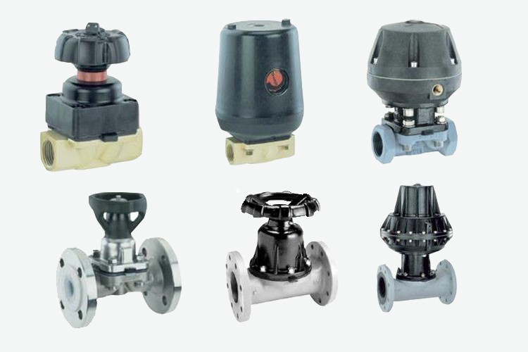 Serie 600 edelflex, gemu, valvula, diafragma, metalico, industrial