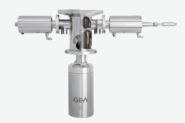 Edelflex - Válvula aséptica fondo de tanque GEA Aseptomag