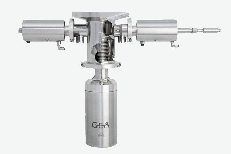 Tank bottom Aseptomag Edelflex - Válvula aséptica fondo de tanque GEA Aseptomag